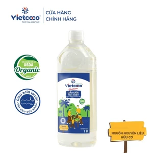 Dầu Dừa Tinh Khiết Organic 1lit - 500ml Vietcoco ( MẪU MỚI) ăn uống, dưỡng da ,dưỡng tóc
