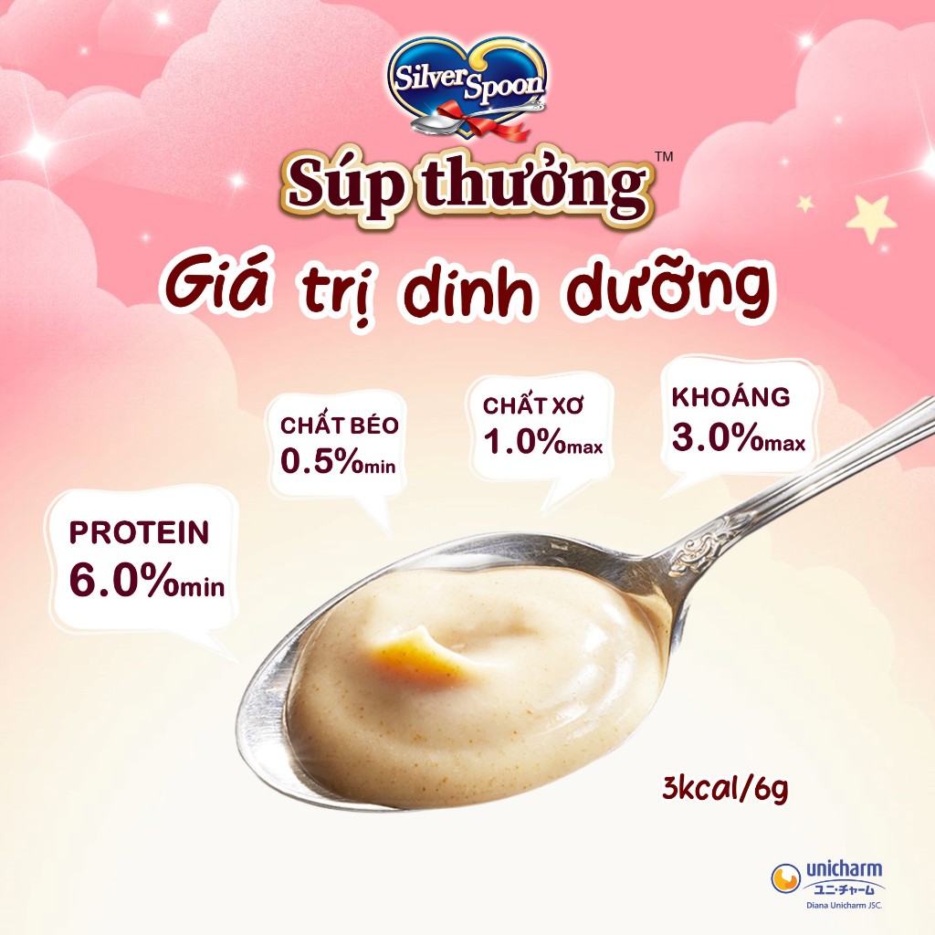 [V] Bộ 6 Súp Thưởng Silver Spoon Dạng Thanh Cho Mèo Vị Cá Ngừ/Vị Cá Ngừ Vằn/Vị Thịt Gà (48g/gói)