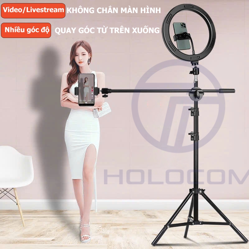 Chân Đỡ Điện Thoại Livestream G210 Kèm Tay Quay 360 Độ Để Chụp Ảnh Quay ...