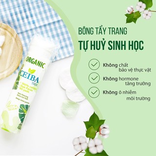 Bông tẩy trang cotton CEIBA Tree ( 80 miếng)