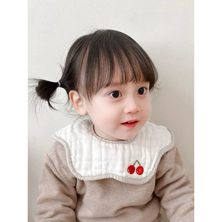 YẾM CHỐNG THẤM xô Muslin 360độ, yếm hoa xoay tròn cho bé thấm hút tốt