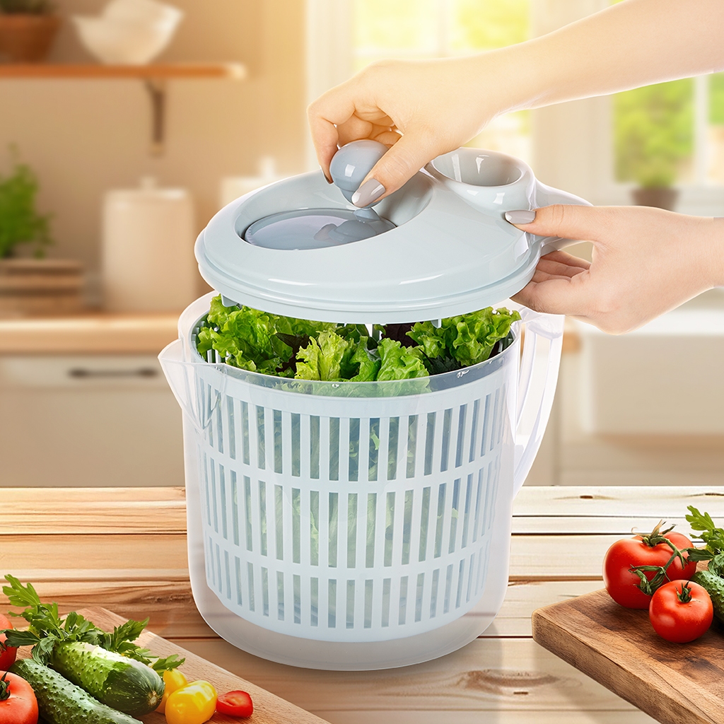 Rổ quay rau sống ráo nước Việt Nhật 3516, Bộ rổ nhựa quay rau cao cấp ...
