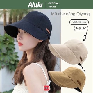 Mũ Bucket Che Nắng Vành Rộng Có Dây Rút Tiện Lợi Chất Vải Cotton Thoải Mãi, Thoáng Khí Thời Trang Mùa Hè -Gia Dụng Alulu