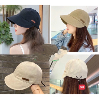 Mũ Bucket Che Nắng Vành Rộng Có Dây Rút Tiện Lợi Chất Vải Cotton Thoải Mãi, Thoáng Khí Thời Trang Mùa Hè -Gia Dụng Alulu