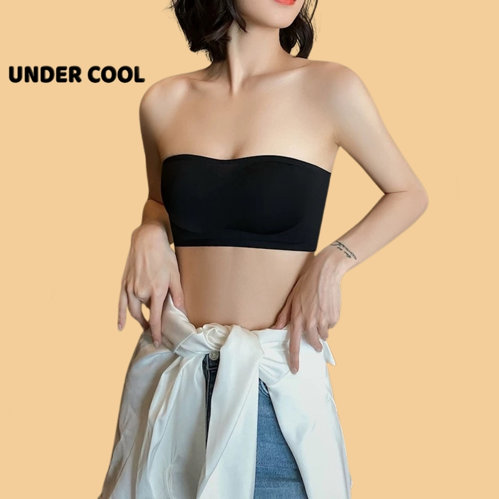 Áo ngực không dây UNDERCOOL chống tụt nâng ngực su đúc êm ái cố định chắc chắn bra quây cao cấp AL68