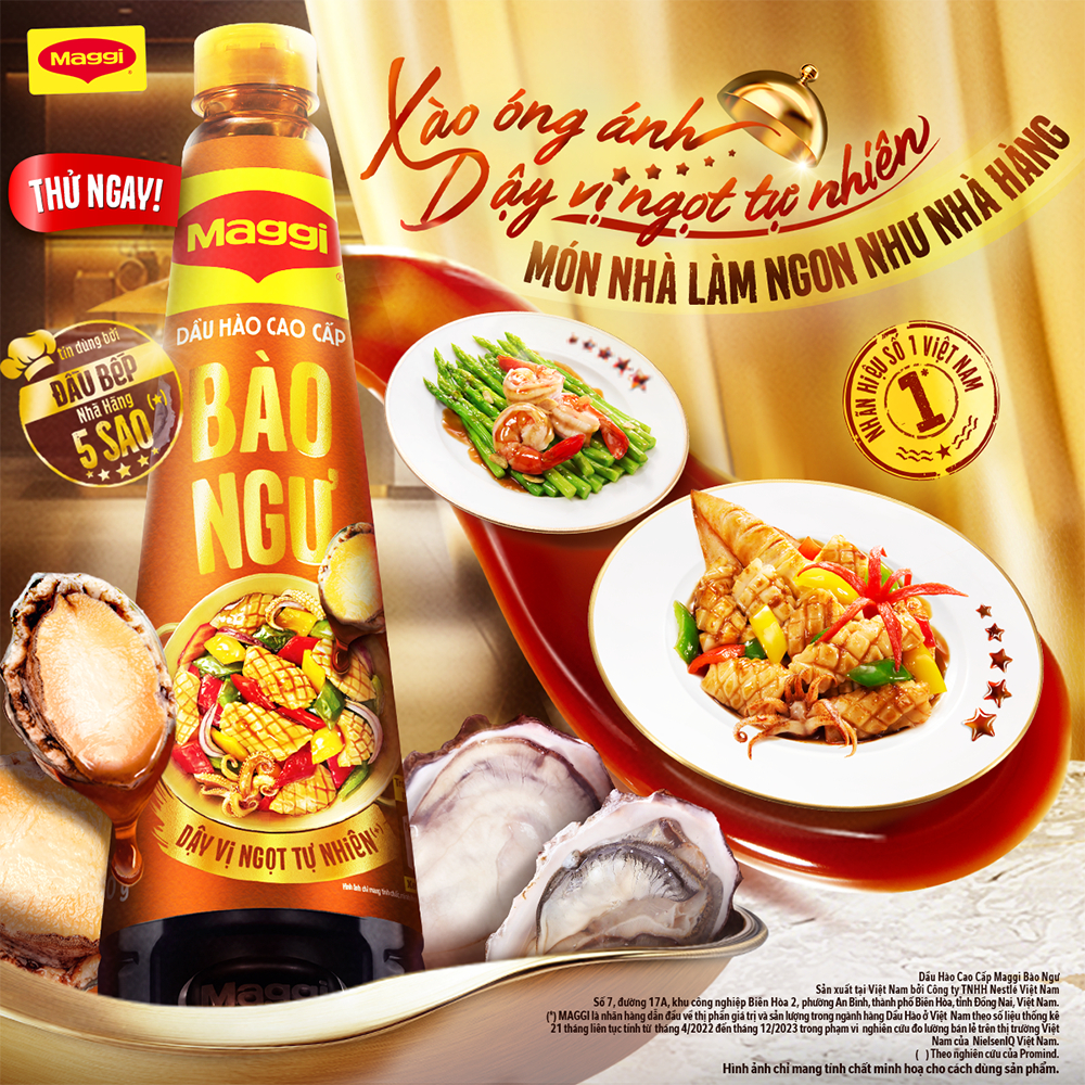 Dầu Hào Cao Cấp MAGGI® Bào Ngư Mới 350g