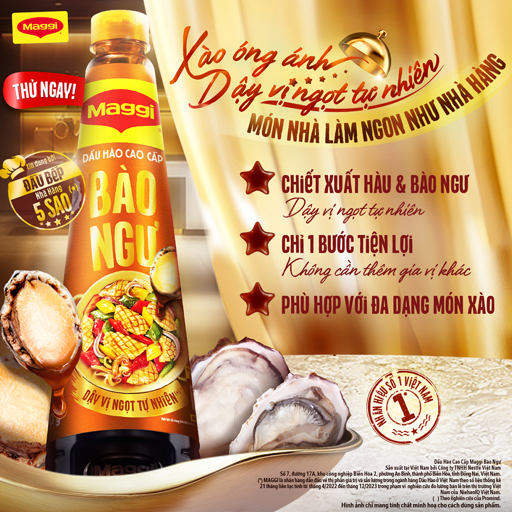Dầu Hào Cao Cấp MAGGI® Bào Ngư Mới 350g