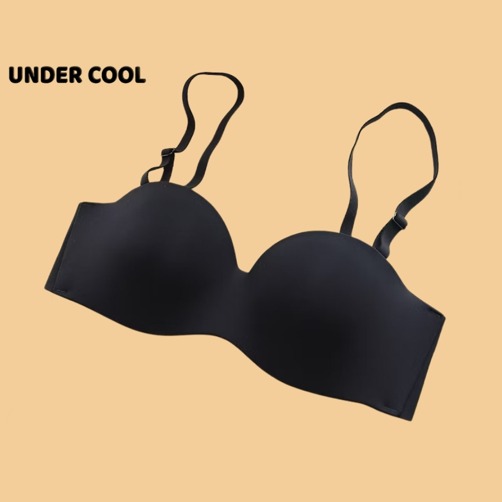 Áo lót quây kèm dây UNDERCOOL su cao cấp chống tụt dày 2.5cm nâng ngực tạo khe ôm sát không lộ AL70