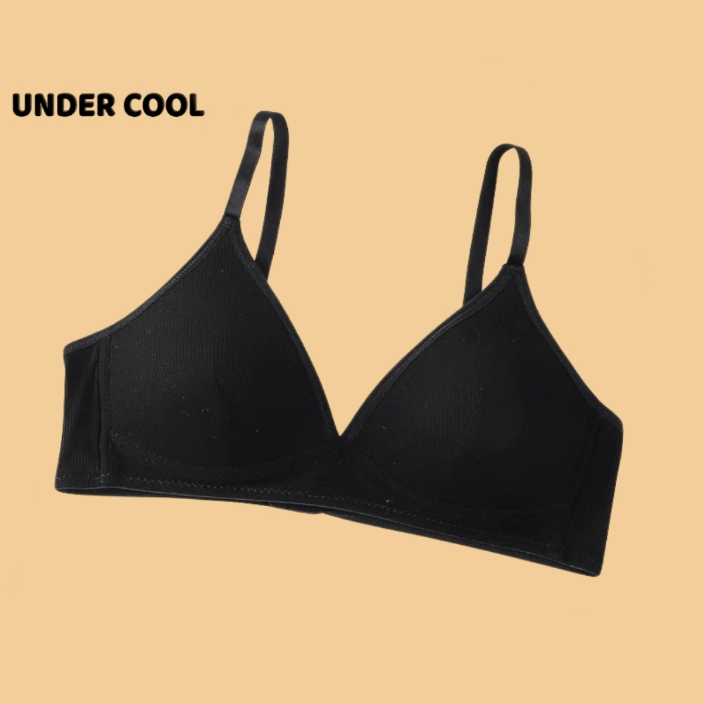 Áo Ngực Cotton Mỏng UNDERCOOL – Thiết Kế Đơn Giản, Không Gọng, Thoải Mái Cả Ngày, Chất Liệu Mềm Mịn & Thấm Hút Tốt AL74