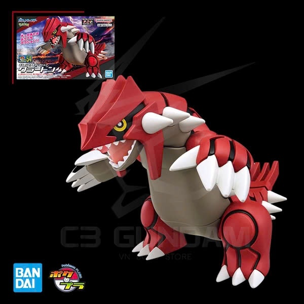 Bandai Model Kit Pokémon: GROUDON - Bikes and Toys Inc