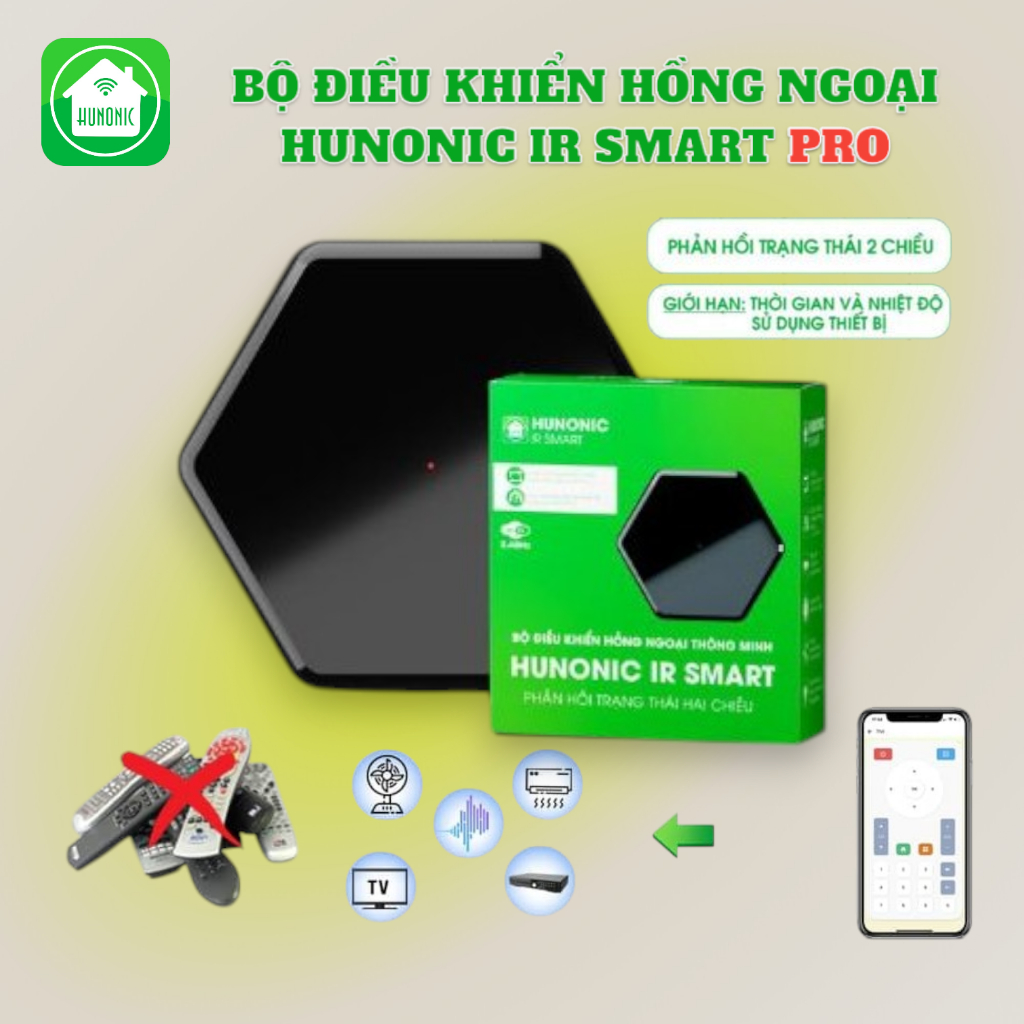 Bộ Điều Khiển Hồng Ngoại Cho Các Thiết Bị Qua Điện Thoại - Hunonic IR ...