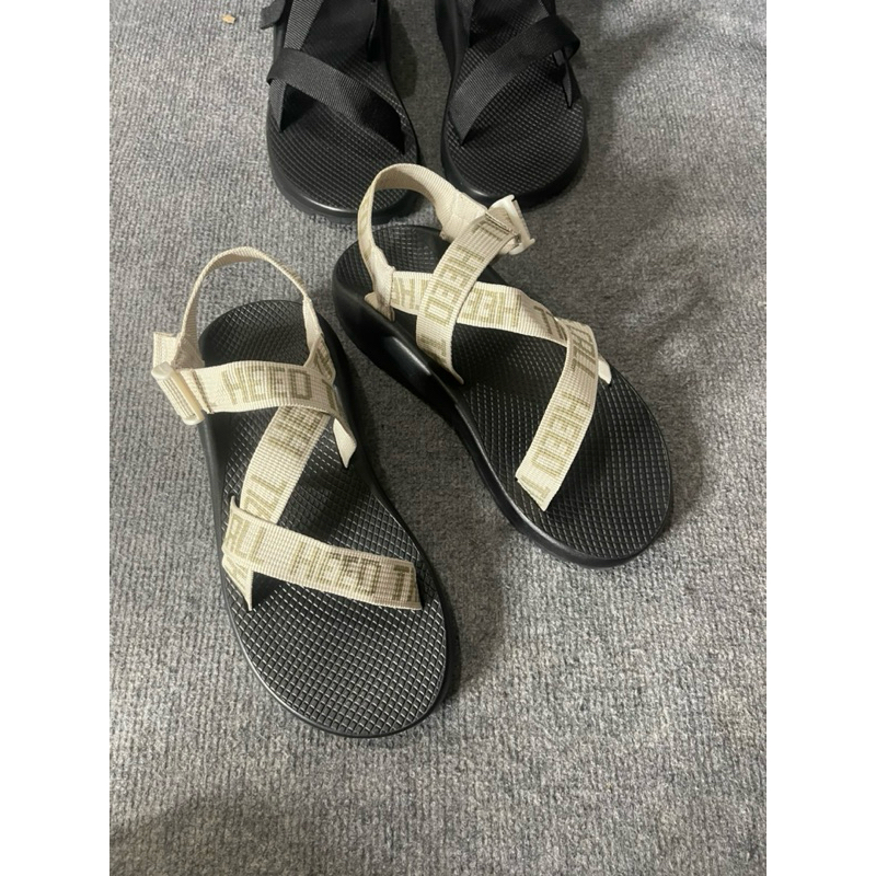 Giầy sandal Chaco nam đế thường dây chữ