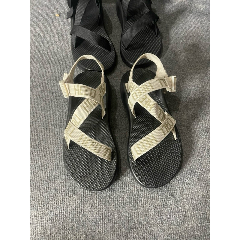 Giầy sandal Chaco nam đế thường dây chữ