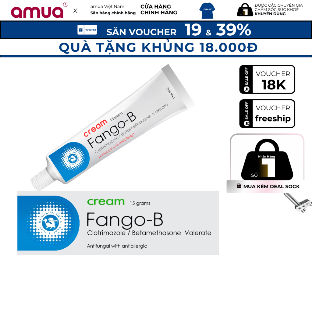 Kem Bôi Lang Ben Nấm Ngứa Fango-B Thái Lan Hộp 15 gram - Kem Nấm Ngứa ...