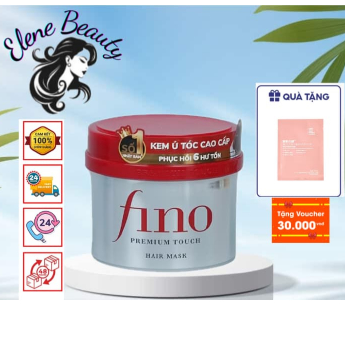[Chính Hãng] Kem ủ tóc Fino Premium Touch 230g Nhật Bản ELENE BEAUTY | Shopee Việt Nam
