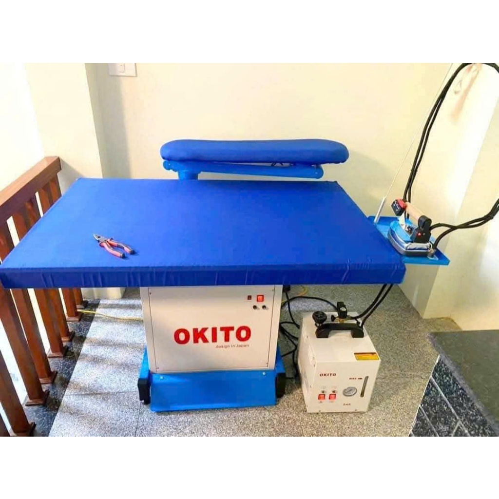 Bàn Hút Công Nghiệp Okito – Bàn Hút Ủi Quần Áo Siêu Bền, Kích Thước 80x120cm / 80x150cm, Công Suất 800W