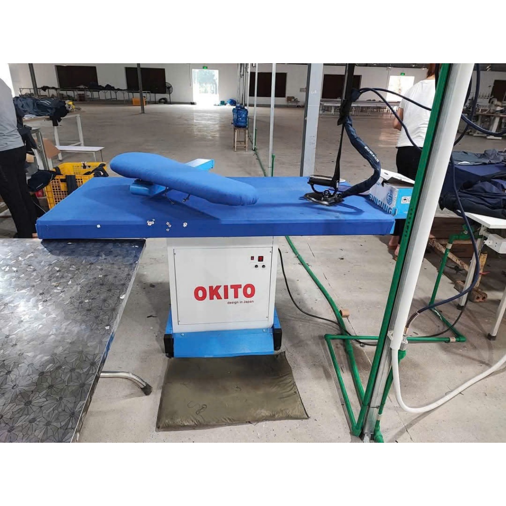 Bàn Hút Công Nghiệp Okito – Bàn Hút Ủi Quần Áo Siêu Bền, Kích Thước 80x120cm / 80x150cm, Công Suất 800W