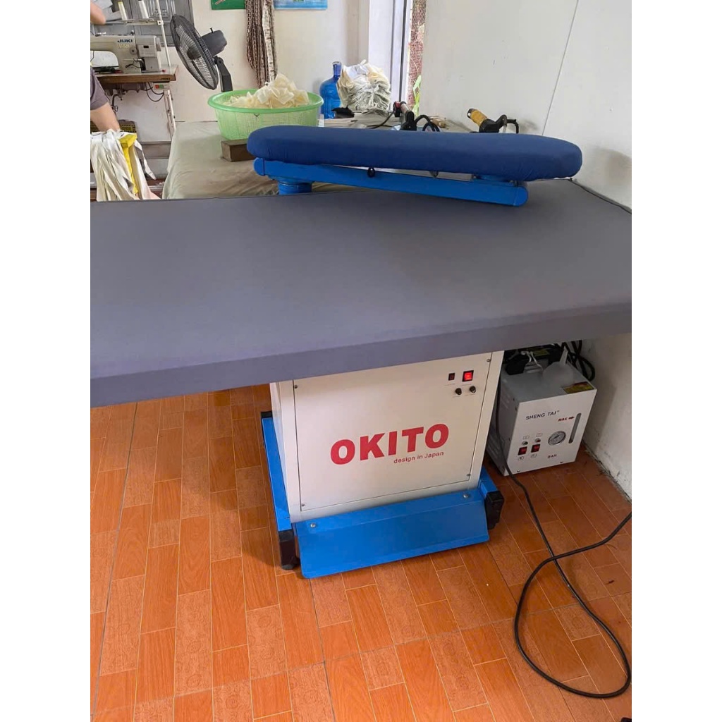 Bàn Hút Công Nghiệp Okito – Bàn Hút Ủi Quần Áo Siêu Bền, Kích Thước 80x120cm / 80x150cm, Công Suất 800W
