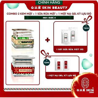 BỘ NÁM LỚN NGÀY - ĐÊM nhà Quê Skin hỗ trợ xử lí về nám và giúp sáng da từ bưởi, cam vàng, gạo vắt và tía tô