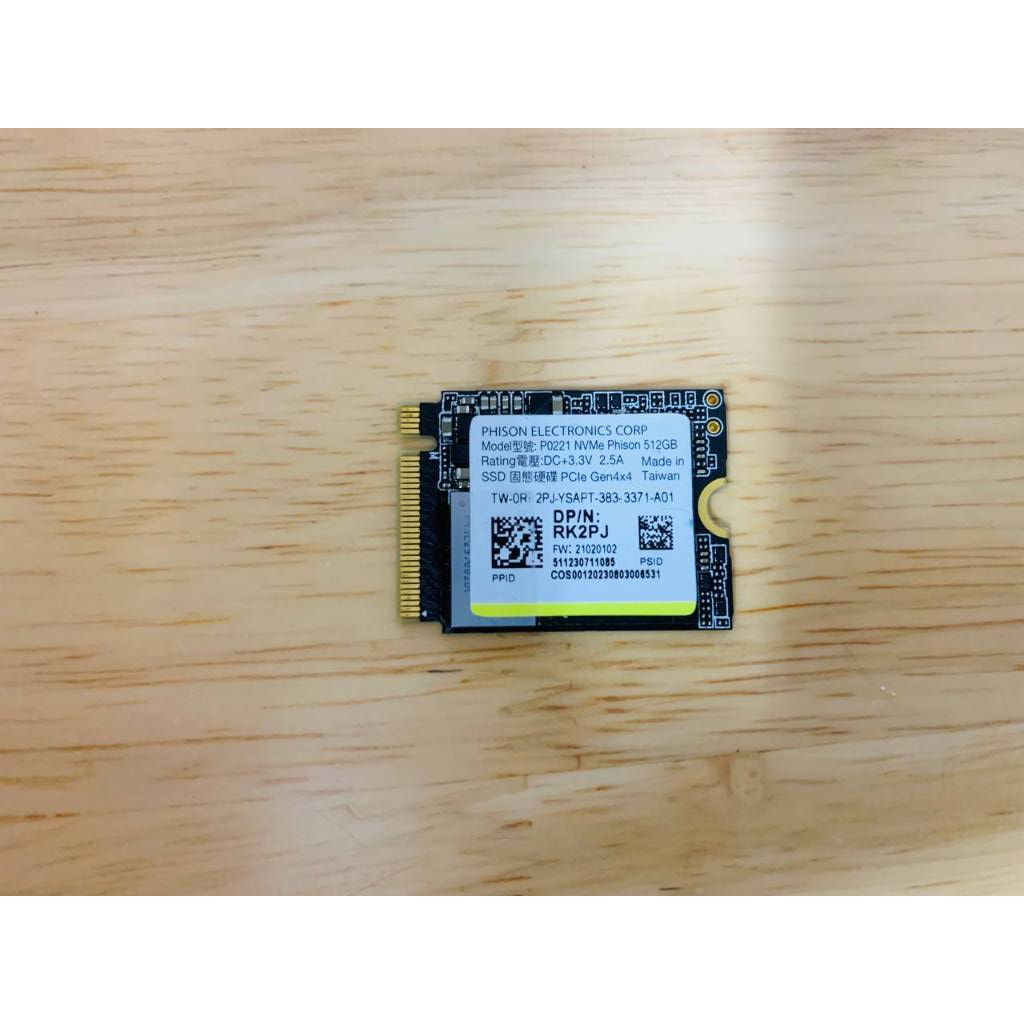 KDTechzone] Ổ cứng SSD PHISON P0221 512GB NVMe PCIe M.2 2230 tốc