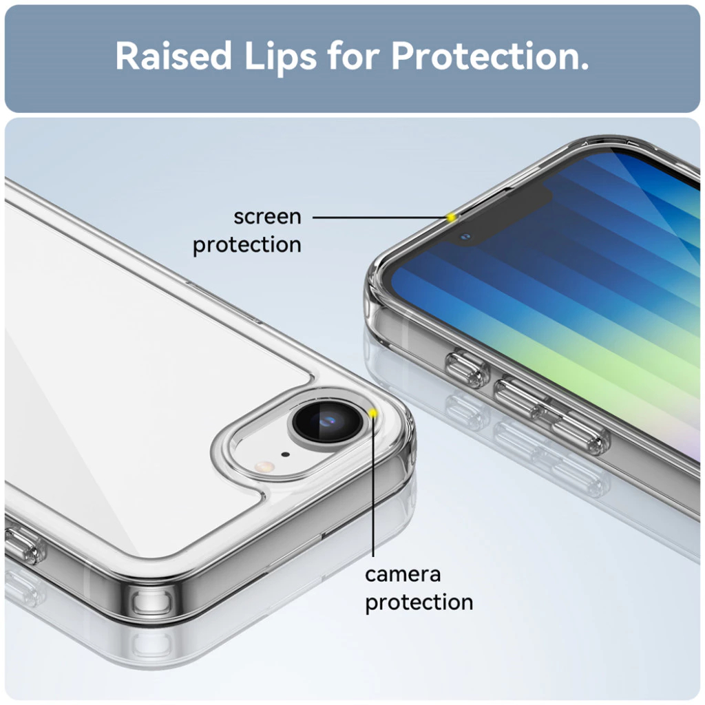 Ốp lưng IPhone 16e trong suốt chính hãng KST DESIGN chống ố vàng - bảo vệ toàn diện - chống sốc