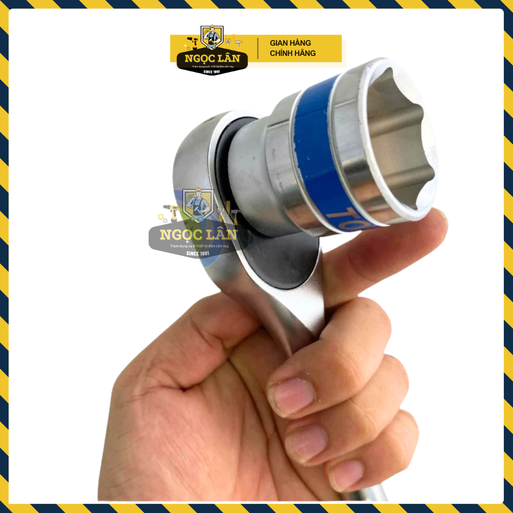 [Hàng chuẩn TOP] Cần siết tự động 1/2'' đâu vuông thép CRV 36 răng thợ sửa xe tin dùng