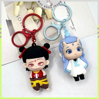 Móc Khóa Na Tra Ma Đồng Giáng Thế – Dễ Thương, Cute, Kèm Ngao Bích, Quà Tặng Ý Nghĩa, Phụ Kiện