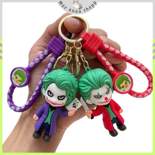 Móc Khóa Joker Cực Chất – Nhân Vật Joker, Batman, Móc Treo Cá Tính, Quà Tặng Ngầu, Keychain