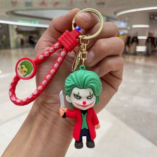 Móc Khóa Joker Cực Chất – Nhân Vật Joker, Batman, Móc Treo Cá Tính, Quà Tặng Ngầu, Keychain