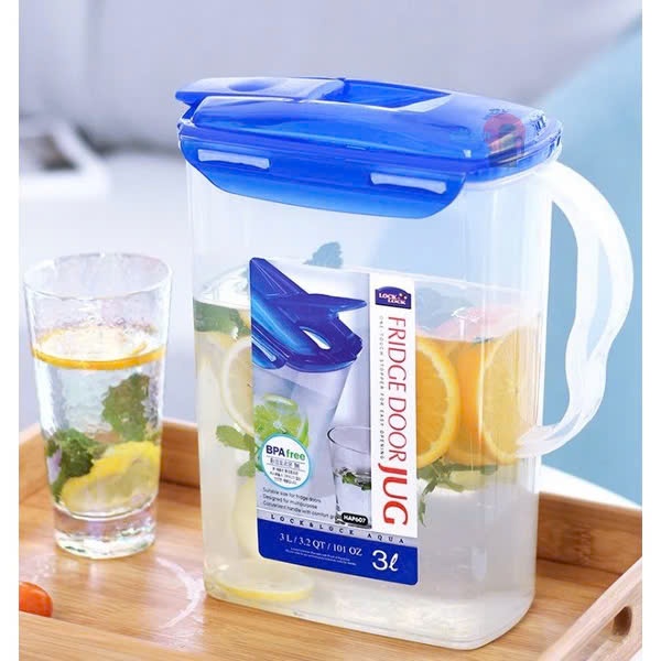 Bình Nhựa Đựng Nước LocknLock Fridge Door Jug HAP607 3L, HPL735 2L Đựng Nước Trái Cây - K-MALL