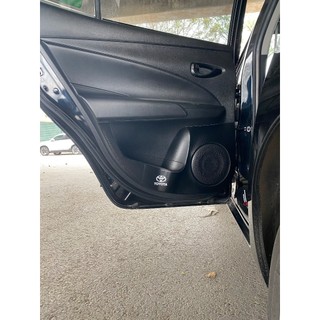 Bộ Dán Chống Xước Tapli Cửa Xe Toyota Vios 2019- 2024- Viền Vân Da Carbon Cao Cấp