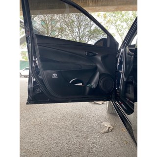 Bộ Dán Chống Xước Tapli Cửa Xe Toyota Vios 2019- 2024- Viền Vân Da Carbon Cao Cấp