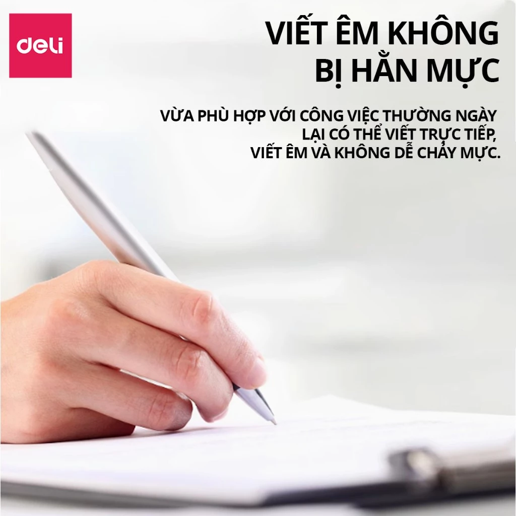 Giấy In Giấy A4 70 gsm Giấy Photo Copy Deli Chính Hãng Loại 500 tờ/ream độ dày cao, đều màu