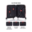 Vali Kéo MIAvn Du Lịch Larita WENY - Size 20/22/24/28, Nhựa PC/ABS Cứng Cáp Bền Bỉ, Bảo Hành Trọn Đời