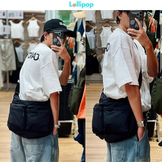 Túi Đeo Chéo Uni 2025 Đựng Laptop 14inch Chất Poly Canvas Nhiều Ngăn Chống Nước LOLLIPOP BAGS