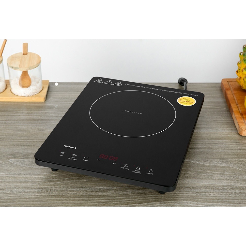 [Kèm nồi] Bếp từ Toshiba IC-20R2SV - 3 chế độ nấu - Kính Ceramic - Bảo hành chính hãng 12 tháng