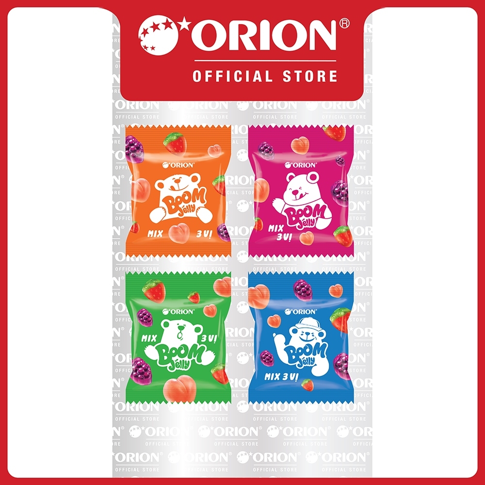 [LIVESTREAM] [ĐỘC QUYỀN] Kẹo dẻo Boom Jelly THẠCH Orion MIX VỊ hộp 60 gói (750g)