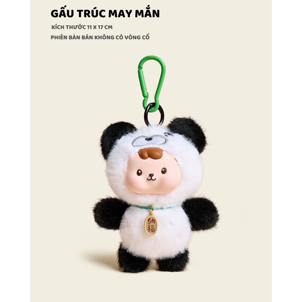 Móc khóa gấu bông bé ba có mùi thơm nhẹ bayby three móc khóa mặt nhựa kích thước 17Cm