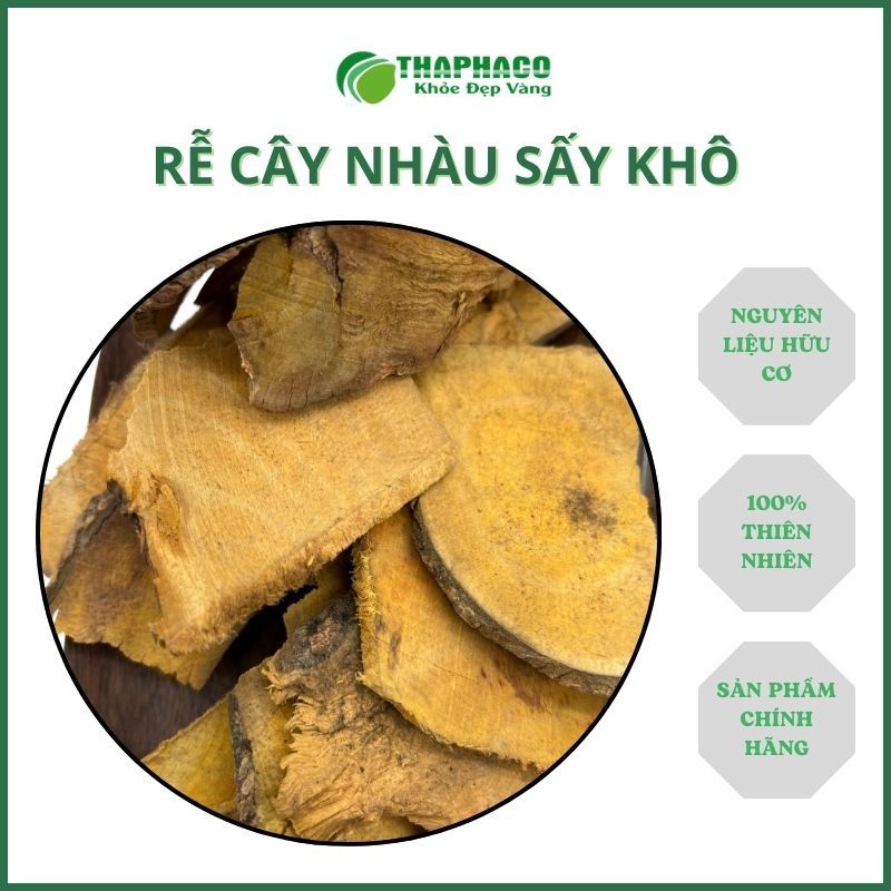 Rễ cây nhàu sấy khô - hàng sạch thơm cao cấp - túi lớn 1kg giá rẻ