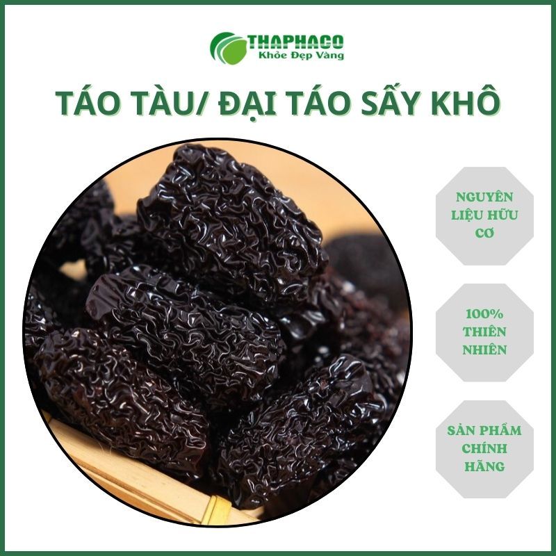[THAPHACO] Táo Tàu Khô - Giúp Bổ Thận Tráng Dương - Chất Lượng Cao