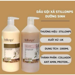 ComBo Dầu gội xả KENRY Stillonps dưỡng sinh cô đặc phục hồi, sạch gàu hương thảo mộc thiên nhiên