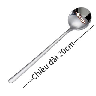 Inox 304 Combo 5 Thìa Hàn Tròn Bạc Cao Cấp Muỗng Cơm Tròn Siêu Đẹp Lung Linh Thép Không Rỉ 304