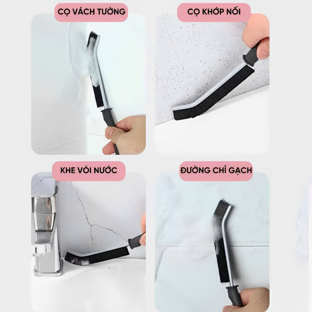 Bàn Chải Vệ Sinh Khe Hở Nhỏ, Nhà Vệ Sinh, Góc Tường, Vệ Sinh Khe Hẹp, Cọ Vệ Sinh Khe Cửa Nhà Bếp,Nhà Tắm Đa Năng