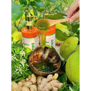 Combo 500ml dầu gội dầu xả gừng bưởi chống rụng tóc, mềm tóc