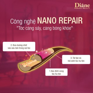 Combo gội xả giảm rụng tóc đến 96% giảm gàu mẩn đỏ da đầu Moist Diane Extra Hair Fall Control 50ml*2