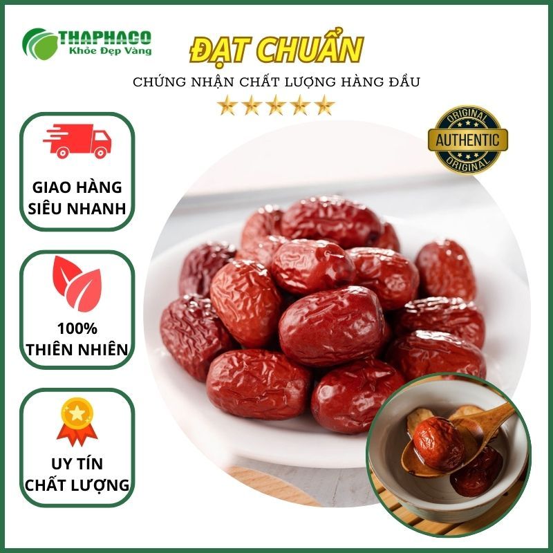 Táo Đỏ Sấy Khô [Hàng sạch thơm cao cấp] - Hàng Loại 1 Túi Lớn 1kg