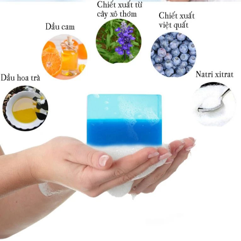 Xà Phòng Hỗ trợ Mờ Rạn Da, Mờ Thâm Sạm Da, trắng da Aichun Beauty