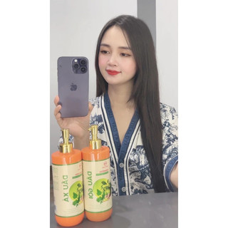 Combo 500ml dầu gội dầu xả gừng bưởi chống rụng tóc, mềm tóc