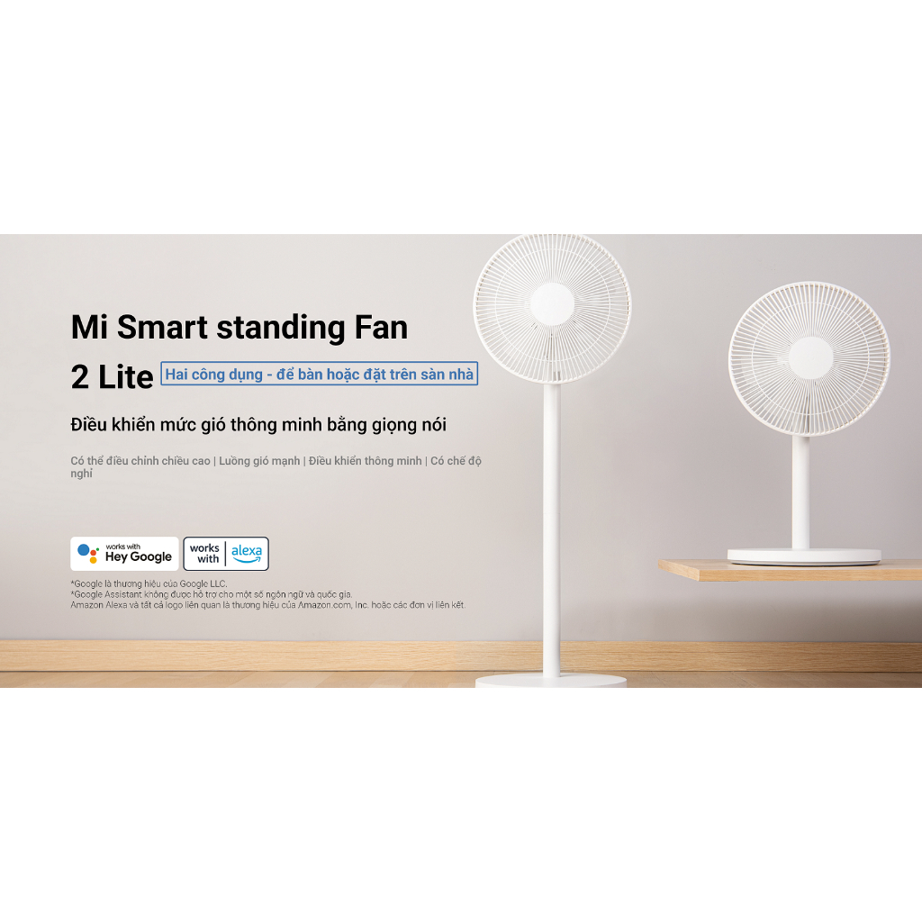 Ảnh Quạt đứng Xiaomi Smart Fan 2 Lite Yên tĩnh Kết nối App PYV4007GL - Bảo hành 12 tháng chính hãng 1