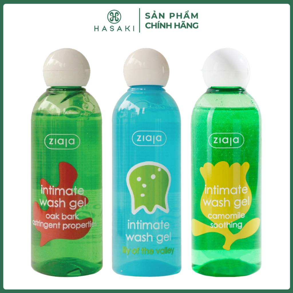 Dung Dịch Vệ Sinh Phụ Nữ Ziaja Dịu Nhẹ Cấp Ẩm Cân Bằng pH 200ml